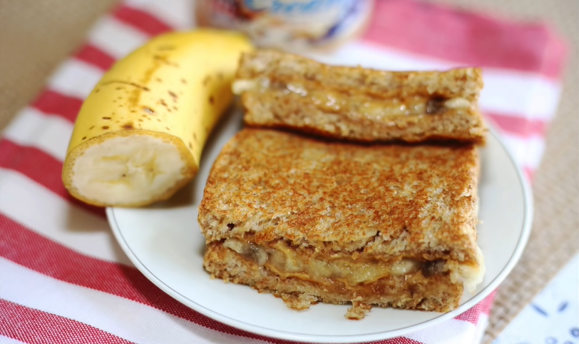 grilled banana and peanut butter sandwich recipe