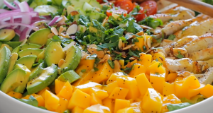 grilled chicken avocado and mango salad recipe