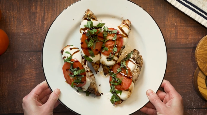 grilled chicken caprese with mozzarella recipe