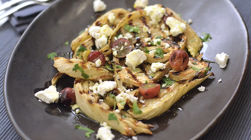 grilled fennel with parmesan and lemon recipe