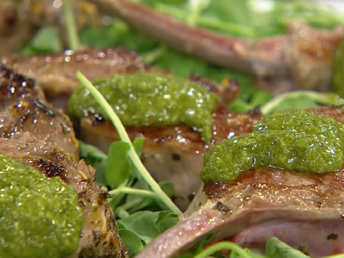 grilled lamb chops with mint recipe