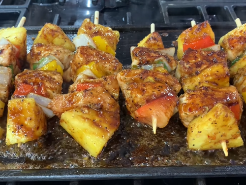 grilled salmon kebabs recipe