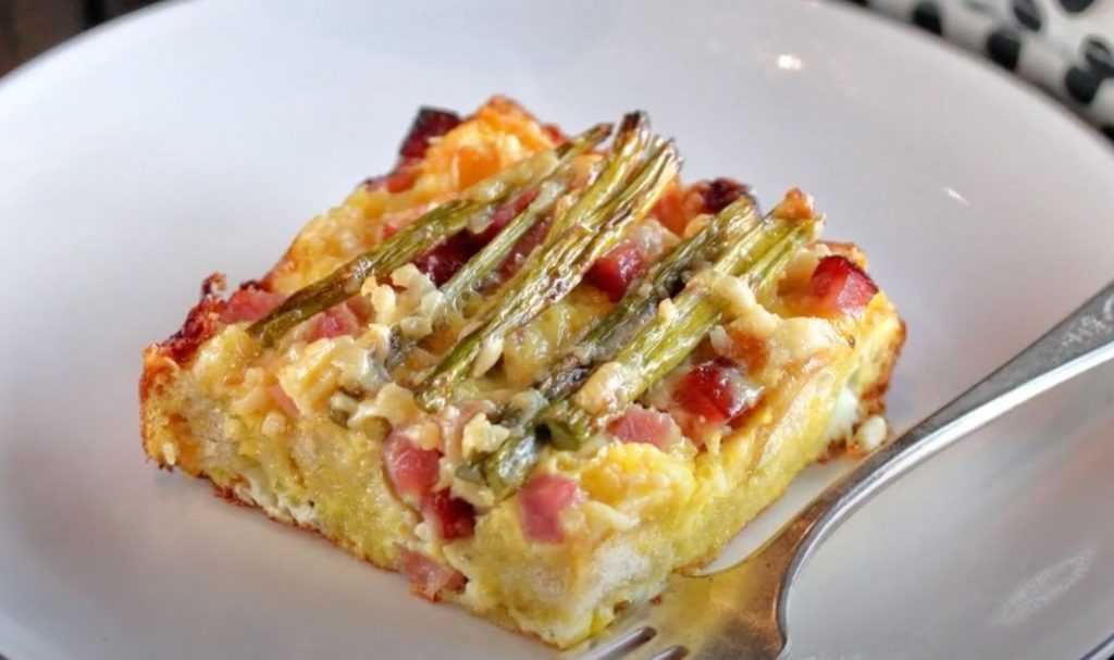 Ham and Asparagus Strata Recipe