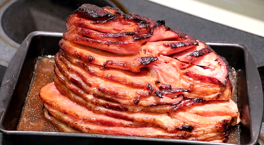 Honey Pineapple Mustard Glazed Ham