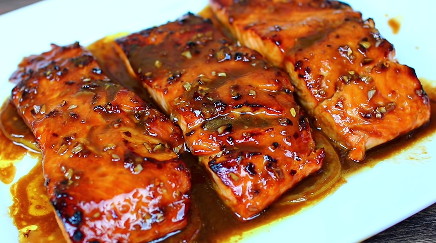 honey garlic salmon recipe