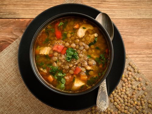 instant pot chicken and lentil soup recipe
