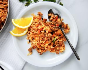 instant pot puerto rican arroz con pollo recipe
