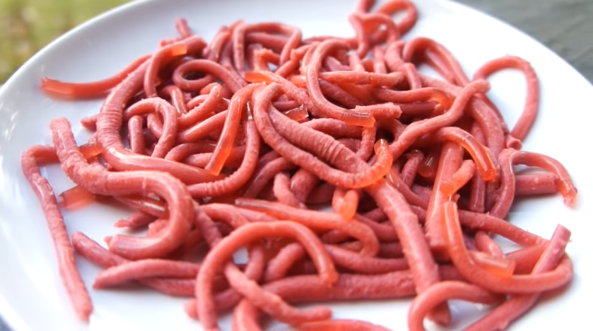 jell-o worms spooky halloween treat recipe