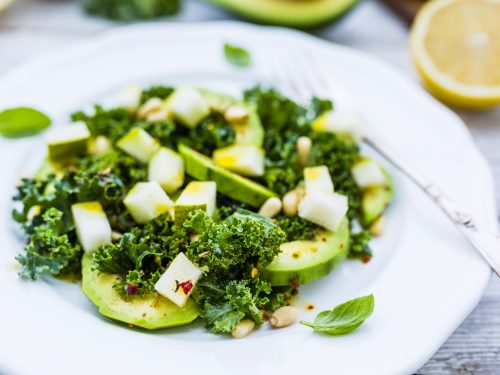 kale apple avocado salad recipe