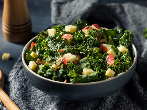 kale salad with apple and pecans recipe