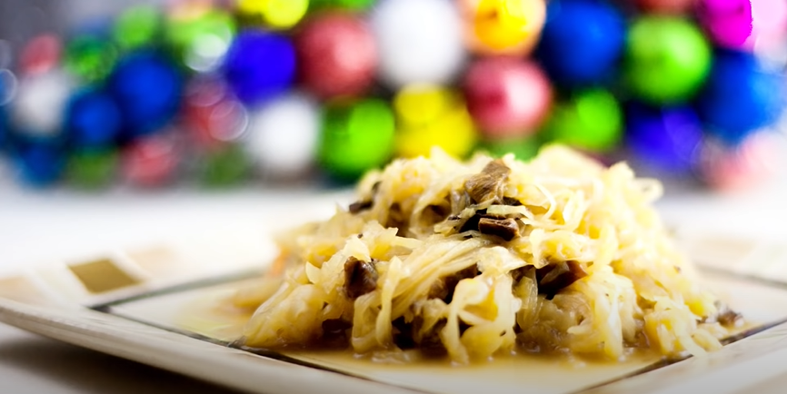 kapusta with mushrooms recipe