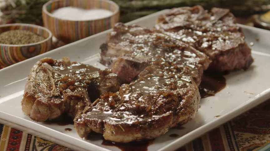 Lamb Chops with Balsamic Reduction Recipe