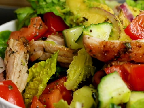 lemon herb mediterranean chicken salad recipe