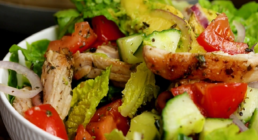 lemon herb mediterranean chicken salad recipe