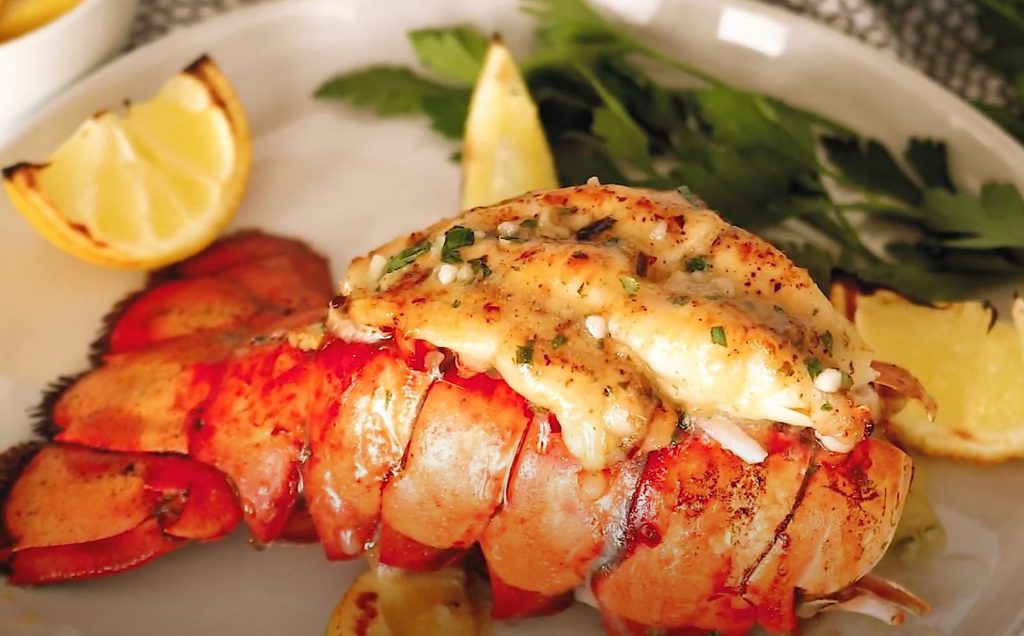Buttery Broiled Lobster Tail Recipe