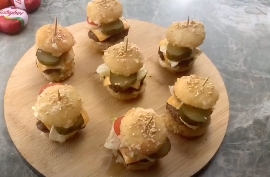 Mini Prime Cheeseburgers with Rémoulade and Aged Cheddar Recipe