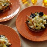 Mini top-your-own pizzas recipe