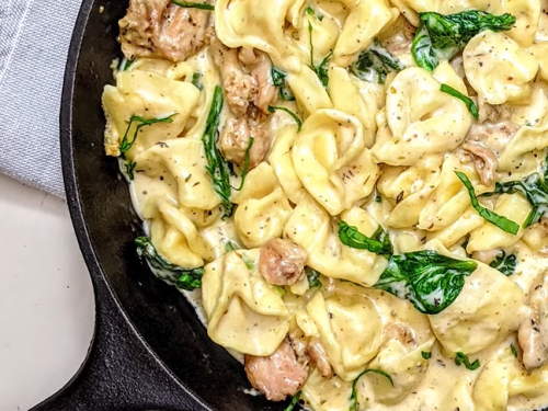 mushroom tortellini alfredo recipe