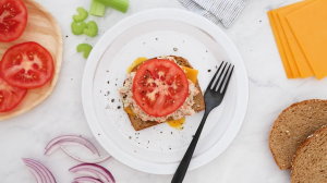 open faced tuna melt sandwich recipe