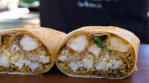 orange chicken burrito recipe