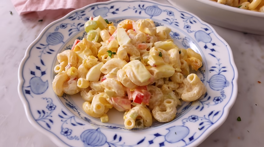 peach pasta salad recipe