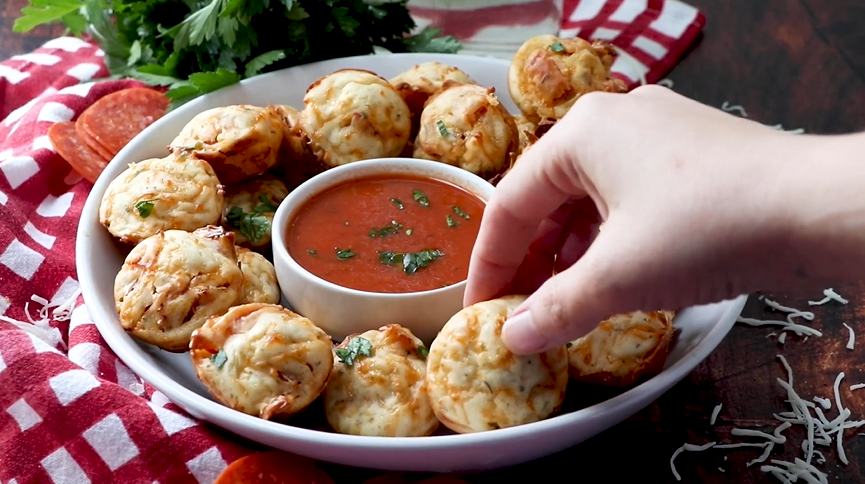 pepperoni pizza puffs recipe