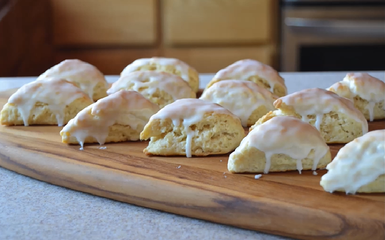 petite vanilla bean scones with vanilla glaze recipe