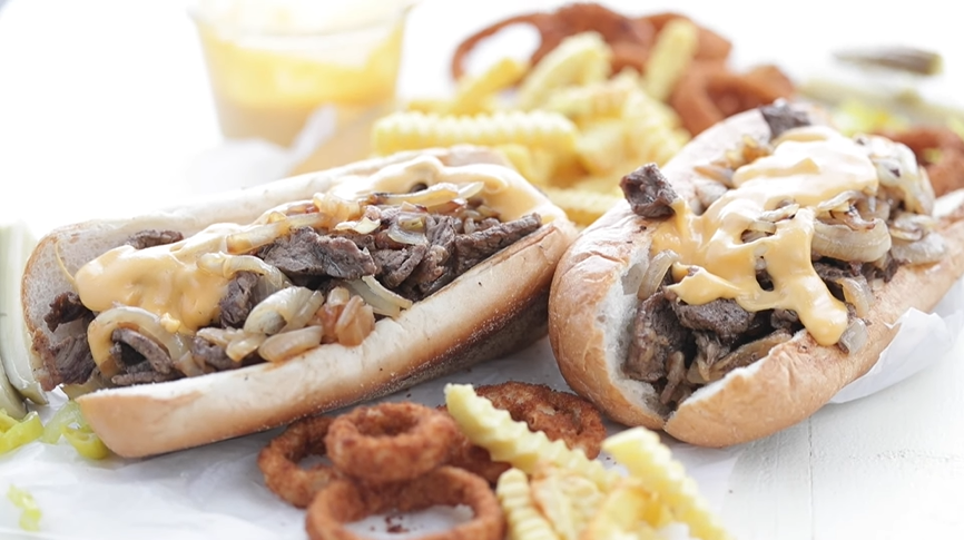 Philly Cheese Steak Burgers Recipe