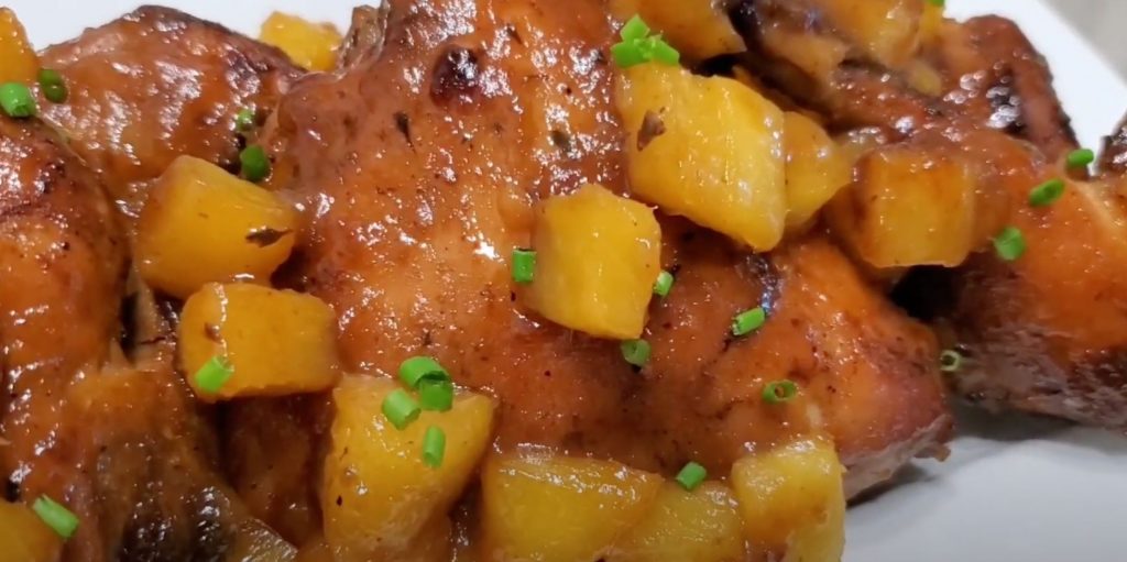 Pineapple BBQ Baked Chicken Breast Recipe