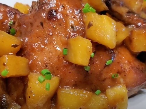 Pineapple BBQ Baked Chicken Breast Recipe