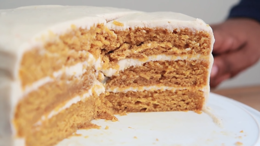 pumpkin spice cake recipe