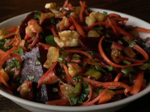 Roasted Beet, Quinoa, and Carrot Salad Recipe