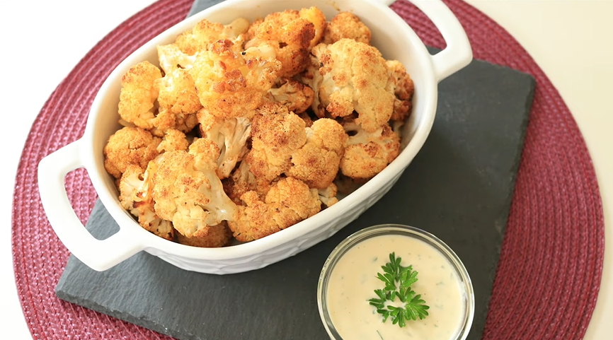 roasted cauliflower with tahini yogurt recipe