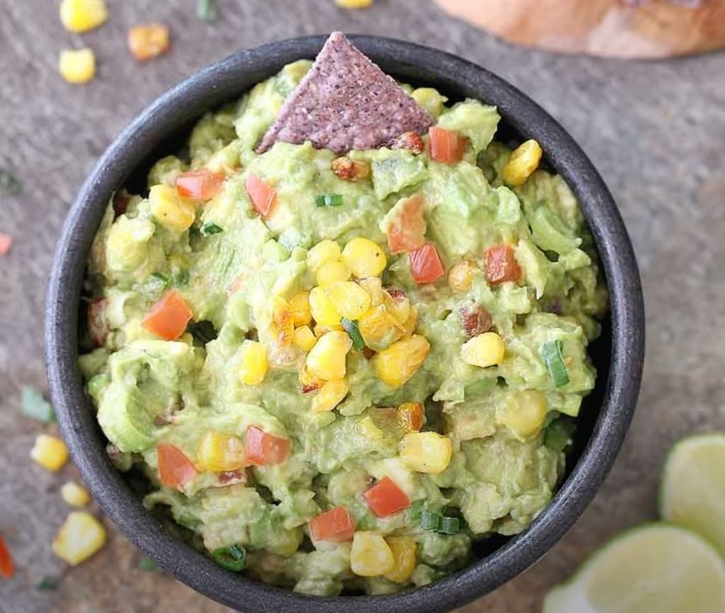 Roasted Corn Guacamole Recipe