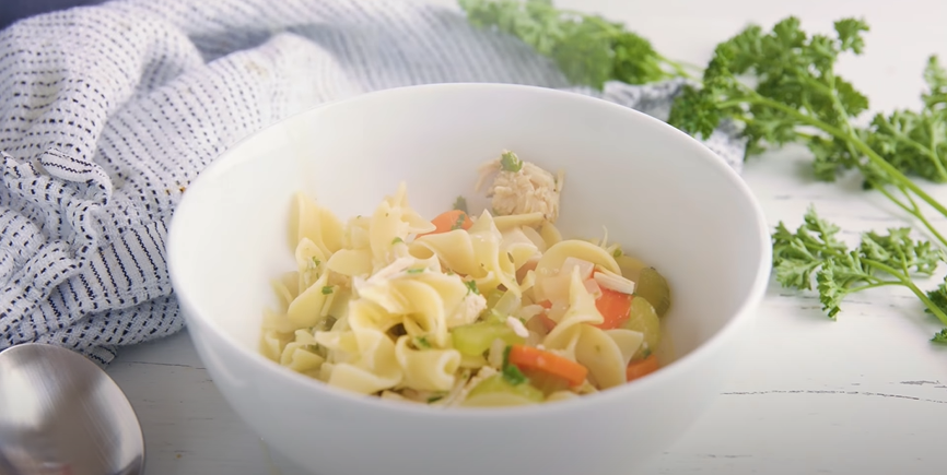 rotisserie chicken noodle soup recipe