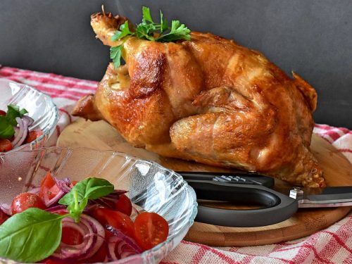 rotisserie chicken dinner: the garden-lover recipe