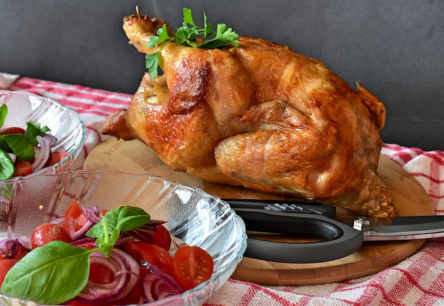 rotisserie chicken dinner: the garden-lover recipe