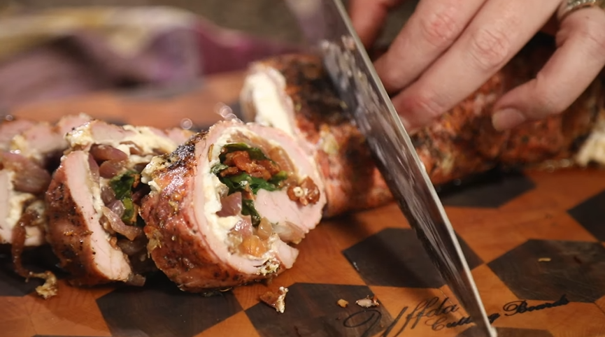 rueben stuffed pork tenderloin recipe