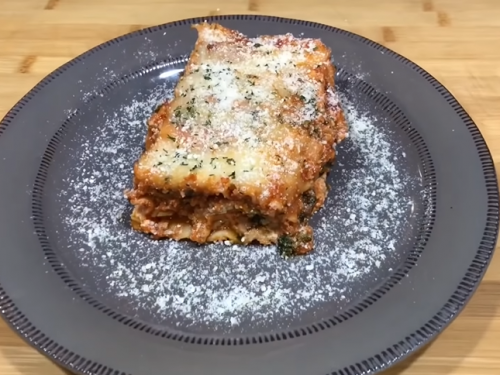 sauceless garden lasagna