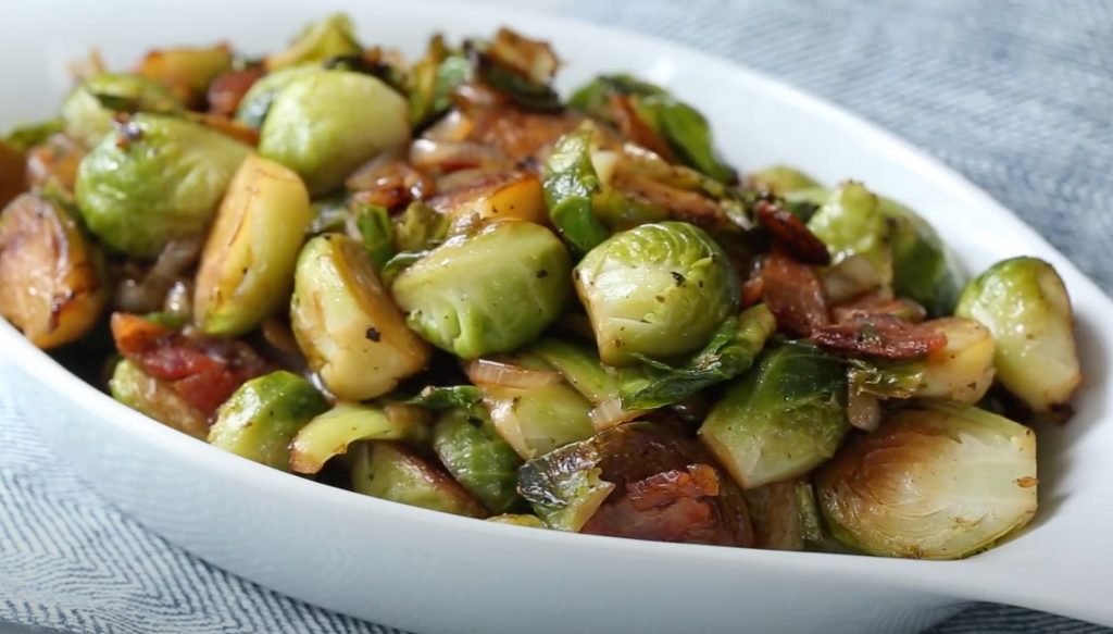 Sauteed Brussel Sprouts with Bacon Recipe