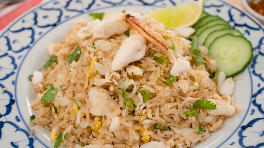 sautéed crab with rice recipe