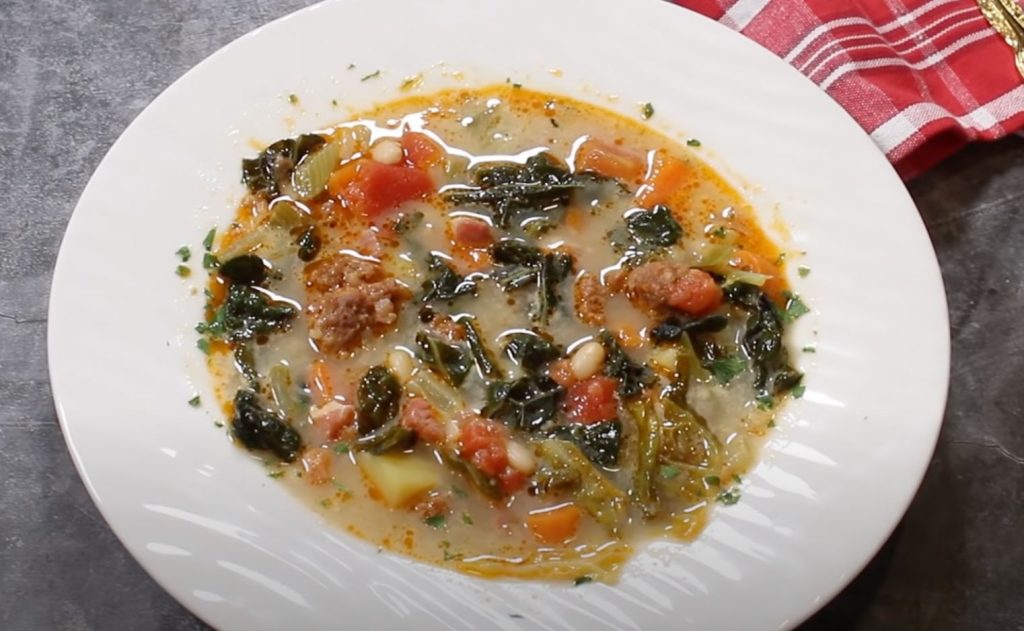 Savory Tuscan Vegetable Soup Recipe