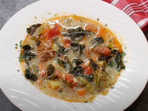Savory Tuscan Vegetable Soup Recipe