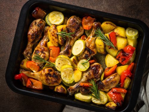 sheet pan chicken with asparagus and potatoes recipe