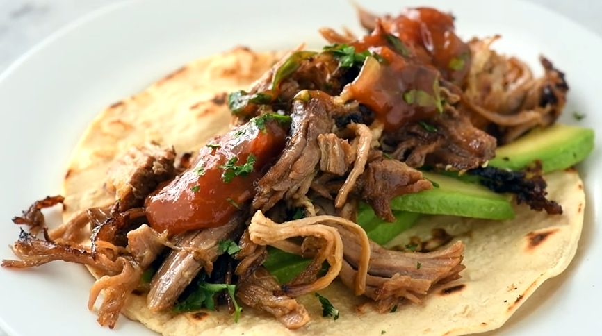 shredded pork taco filling recipe