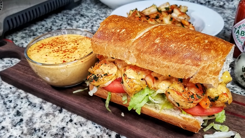 shrimp po'boys recipe