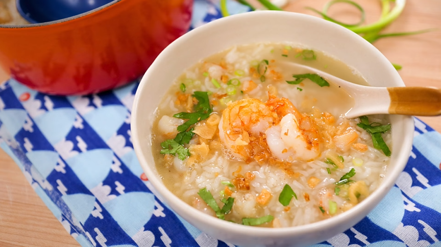 shrimp-rice soup recipe
