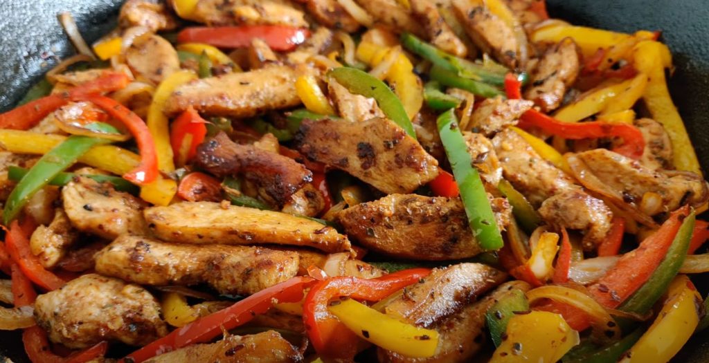 Skillet Chicken Fajitas Recipe