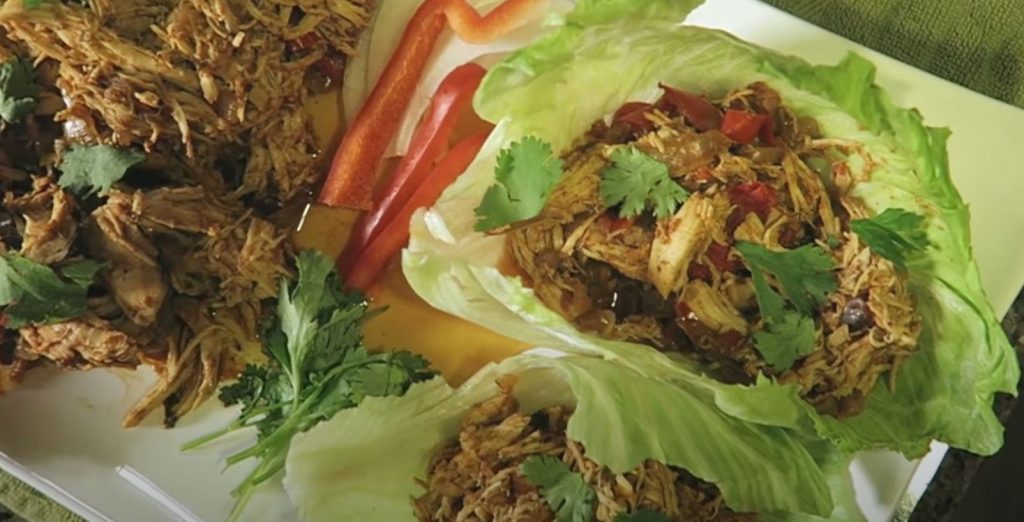 SLOW COOKER TEX MEX LETTUCE WRAPS Recipe