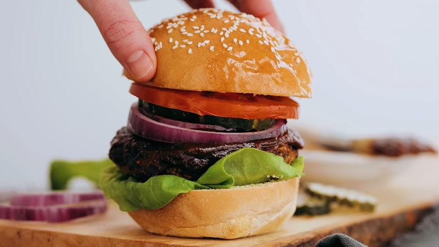 smoky black bean burgers recipe